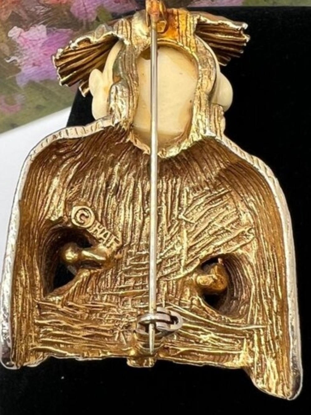 A HAR/Hargo Laughing BUDDA BROOCH. RARE PIECE IN EXCELLENT CONDITION. MAKE OFFER - Picture 5 of 16